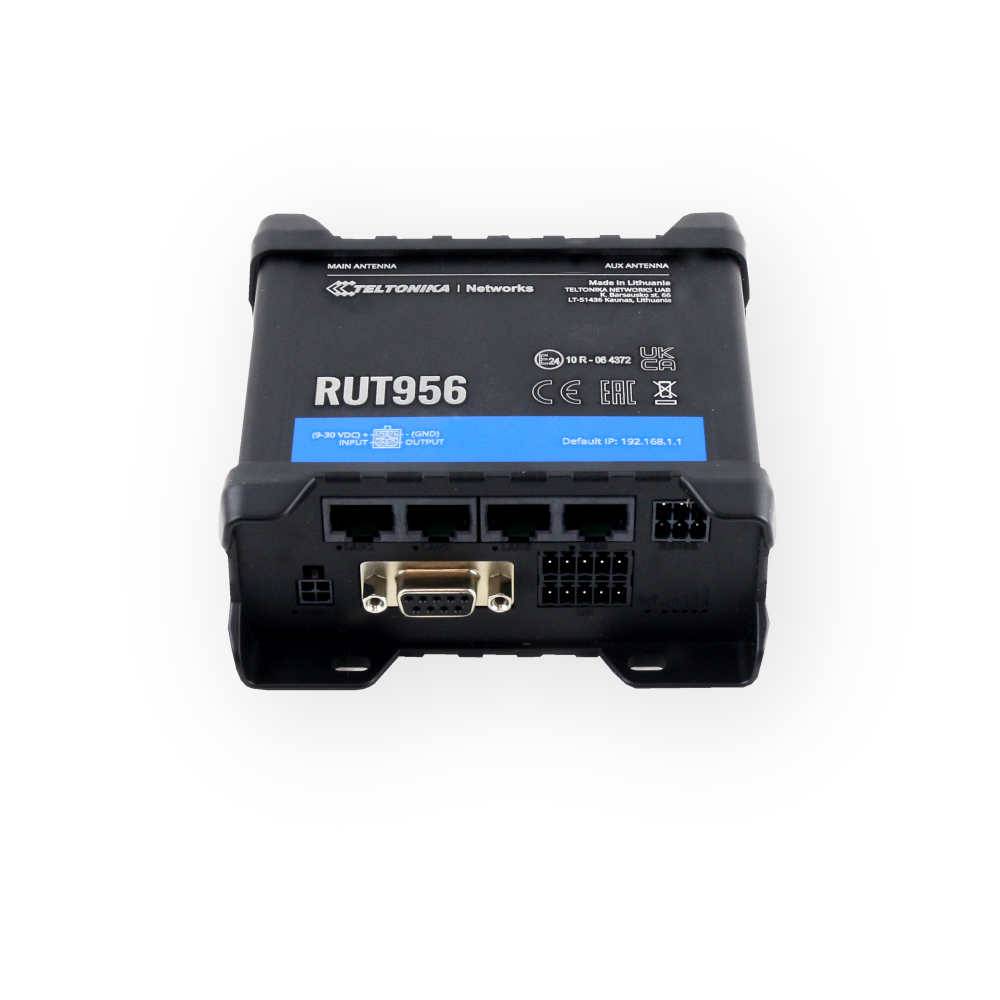 RUT956  Routeur 4G-LTE Cat.4 double SIM, WiFi, 4x Ethernet PoE