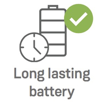 Ealloora Long lasting battery